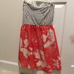 Strapless roxy dress sz med